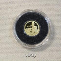 2014 Tokelau $5 Year of the Horse 0.5 Gram. 9999 Gold Proof with COA