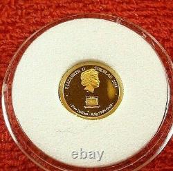 2014 Tokelau Proof Gold 0.5 Gram Unicorn Myth Legend Coin COA last one on e-bay