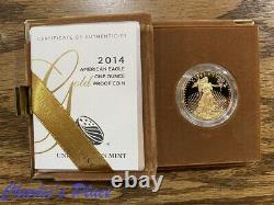 2014-W American Eagle One Ounce Gold Proof Coin (PF1)