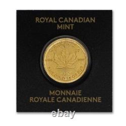 2014 now Random year Gold coin Brilliant Canadian 1 gram 9999 Not circulated Ce