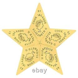2015 5 x 1 gram Cook Islands Valcambi Gold Star CombiCoin. 9999 Fine (In Assay)