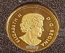 2015 Canada 0.5 Gram 99.99 Gold Grizzly Bear With Box And Coa # 2439
