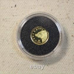 2015 Canada Grizzly Bear 0.5 Gram Proof. 9999 Gold Coin with Box & COA