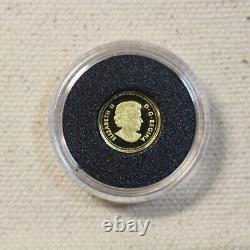 2015 Canada Grizzly Bear 0.5 Gram Proof. 9999 Gold Coin with Box & COA