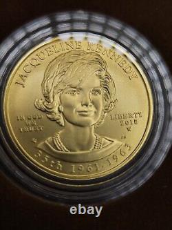 2015 Jacqueline Kennedy First Spouse Gold PROOF Coin Box & COA