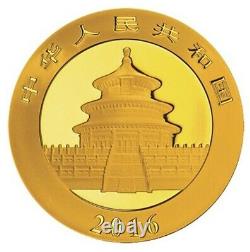 2016 China 3 Gram Gold Panda BU Sealed