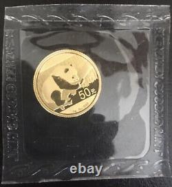 2016 China 3 Gram Gold Panda BU Sealed in Original Packaging
