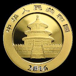 2016 China 8 gram Gold Panda BU (Sealed) SKU #92375