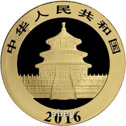 2016 China Gold Panda (15 gram) 200 Yuan BU Mint Sealed