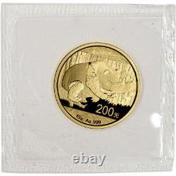 2016 China Gold Panda (15 gram) 200 Yuan BU Mint Sealed