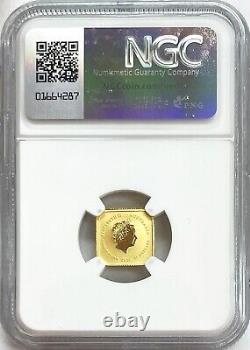 2016 Gold Australia 1/10 Oz Square $15 Legal Tender Gold Unit Coin Ngc Ms 69