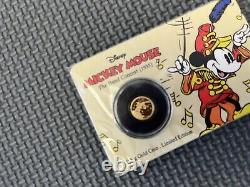 2016 Niue $2.50 Coin Disney's Mickey Mouse Band Concert 0.5 Grams. 9999 Gold