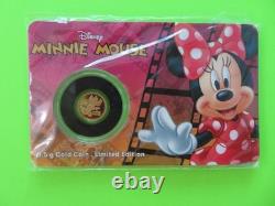 2016 Niue Disney. 5 Grams GOLD $2 Coin MICKEY MOUSE & FRIENDS Proof