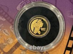 2016 Niue Disney (Mickey Mouse) Daisy Duck. 5 Gram 9999 Proof Gold Coin Ltd 1500