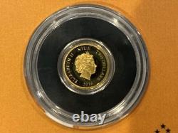 2016 Niue Disney (Mickey Mouse) Daisy Duck. 5 Gram 9999 Proof Gold Coin Ltd 1500