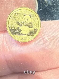 2017 1 Gram China Gold Panda Coin Bullion Mint Sealed 1g