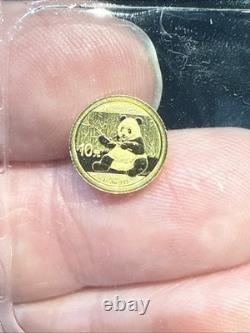 2017 1 Gram China Gold Panda Coin Bullion Mint Sealed 1g