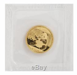 2017 10 Yuan 3 gram Gold Chinese Panda. 999 fine Sealed Plastic