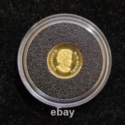 2017 25 Cents. 9999 0.5g Pure Gold Traditional Arctic Hare Coin Only