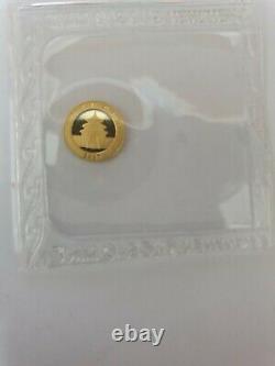 2017 China 1 gram Gold Panda BU (Sealed)