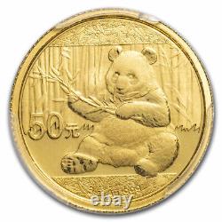 2017 China 3 gram Gold Panda MS-69 PCGS SKU#282147