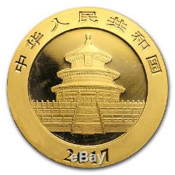 2017 China 30 gram Gold Panda BU (Sealed) SKU #104526