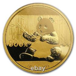 2017 China 50 gram Gold Panda PR-70 PCGS SKU#158652