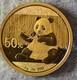 2017 Gold Panda 50 Yuan, Chinese, 1/10 Ounce Of Gold, 3 Grams