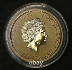 2017 Kangaroo 1/4 oz 7.8 gram Gold Bullion. 9999 Coin in Capsule (LB80)