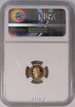 2017 UK Great Britain Pistrucci Gold Proof 1/4 Sovereign. NGC PF 70 TOP POP