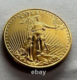 2018 1/10oz American Gold Eagle Coin Excellent Strike, Great Eye Appeal/Luster