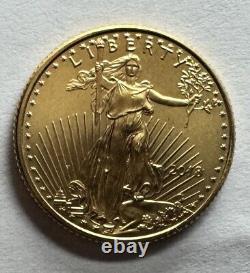 2018 1/10oz American Gold Eagle Coin Excellent Strike, Great Eye Appeal/Luster