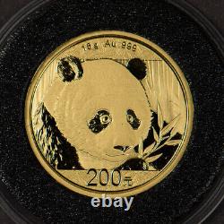 2018 15 gram GOLD 200 Yuan CHINA PANDA CAPSULE SKU-G1078