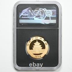 2018 China Panda 5-Coin Gold Set 57 grams NGC MS70 ER Early Releases