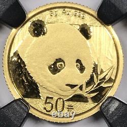 2018 China Three Coin Gold Panda Set 8 3 1 gram NGC MS70 FDOI Chao Signed 1/700