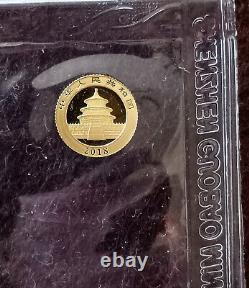 2018-S CHINA. 999 GOLD Unc 10Y 3x 1 Gram PANDAS? NEW withOriginal Mint Packaging