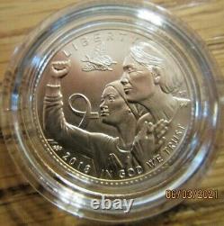 2018 United States Mint Breast Cancer BU $5 GOLD Coin Item 18CF OGP COA