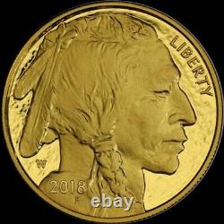 2018 W Mint $50 Gold Buffalo DCAM Proof Coin & OGP COA