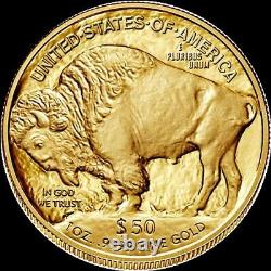 2018 W Mint $50 Gold Buffalo DCAM Proof Coin & OGP COA