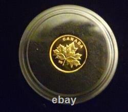 2019 25-Cent Pure Gold Coin 40th Anniversary GML 99.99% Royal Canadian Mint