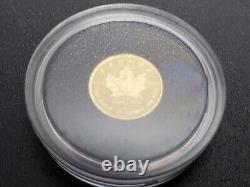 2019 25c. 9999 Gold Reverse Proof Coin- 40th Anniversary of the Gold Maple