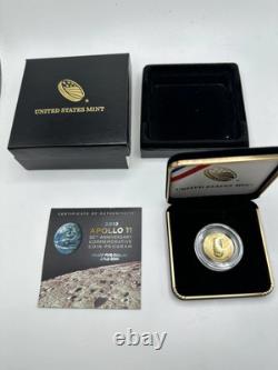 2019 Apollo II 50th Anniversary $5 Gold Proof Coin