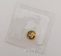 2019 China 1 Gram Gold Panda Coin Bu Mint Sealed 999 Fine Gold Bullion Coin