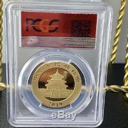 2019 China 500 Yn Panda Gold Coin 30 GRAM MS-70 PCGS First Strike