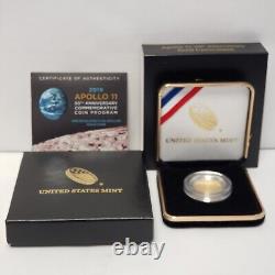 2019-W $5 Apollo 11 50th Anniversary Commemorative Gold Coin OGP COA G2663