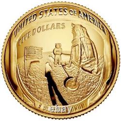 2019 W Gold $5 Apollo 11