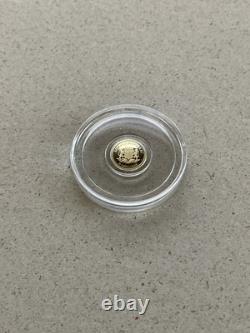 2020 1/2 gram Gold Coin. 9999 Proof Save the Ocean Sea Urchin 20 Shillings