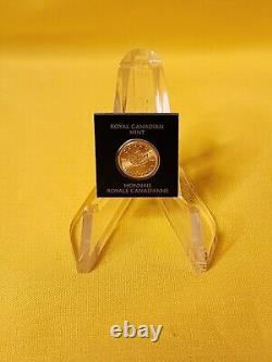 2020 1 Gram Royal Canadian Mint. 9999 Gold Maple Leaf 50 Cent