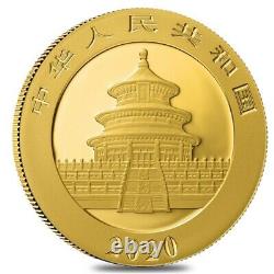 2020 3 gram Chinese Gold Panda 50 Yuan. 999 Fine BU (Sealed)
