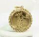 2020 50 Dollar 1oz American Eagle Gold Coin With 14k Rope Bezel 40.2 Grams Fs